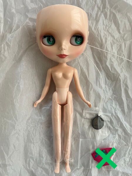 ネオブライス ジェイドガーデン 眠り目 ドール本体 頭皮パーツ無し スタンド