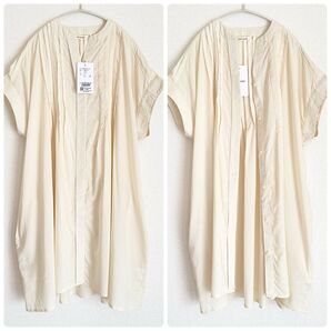 ハートマーケット HEART MARKET タック&ダーツチュニック ナチュラル