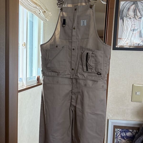 DOD オーバーオール ベージュ フリーサイズ
