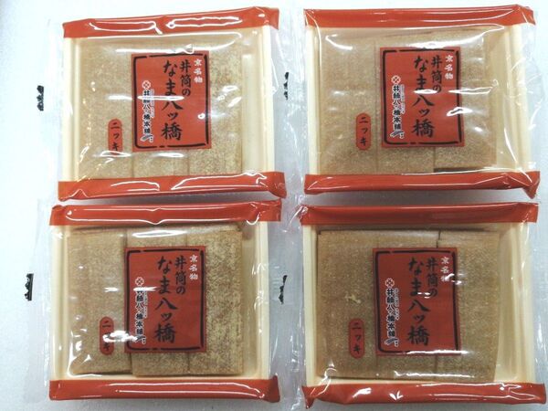京都 井筒 生八ツ橋 皮のみ ●ニッキ18枚4袋 計72枚 八つ橋