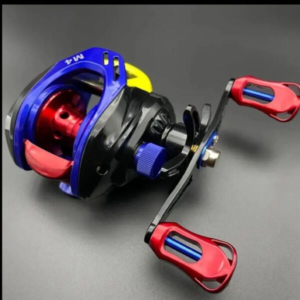 LIIINGCO BR200 ベイトリール、7.71KG 最大ドラグ アンビデクストラス 7.2:1 ギア比 メタルスプール 左
