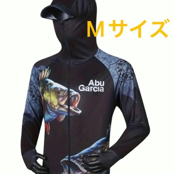 メンズラッシュガード フード フェイスガード 前開き速乾性 釣り フィッシング スポーツ 日焼け対策 水陸両用