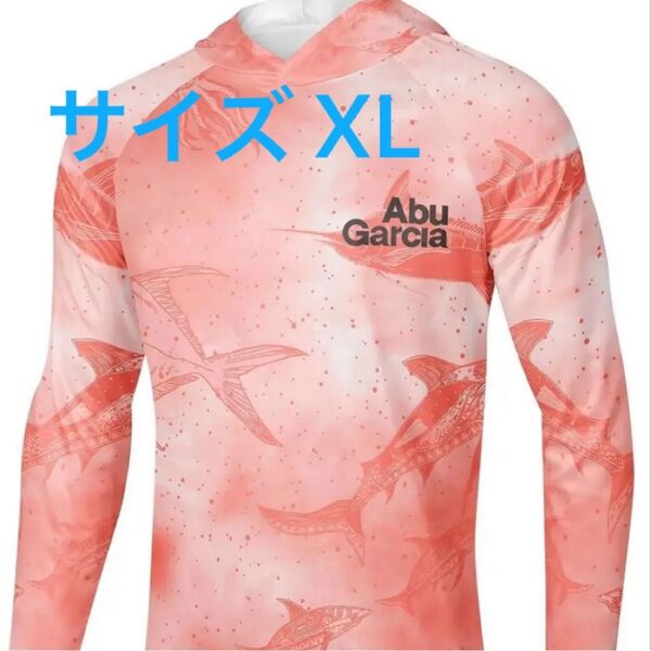 フィッシングウェアスポーツウェア フード付 速乾 通気性 快適 UVカット 釣り ラッシュガードXL