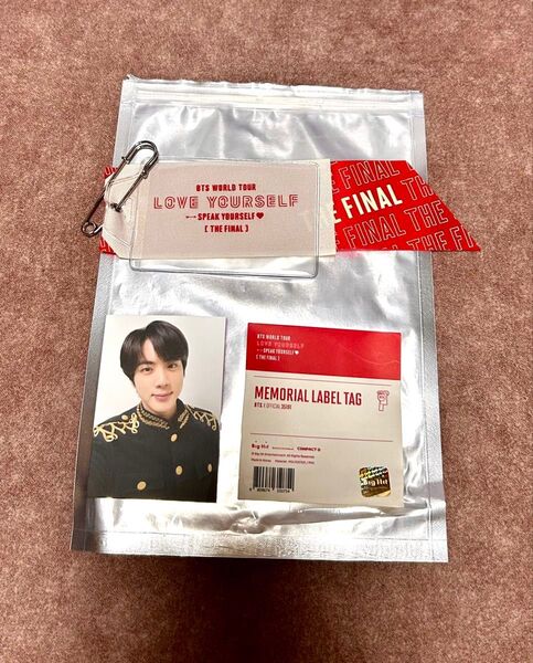 BTS LYS SYS THE FINAL メモリアルラベルタグ付属 ミニフォト ジン JIN