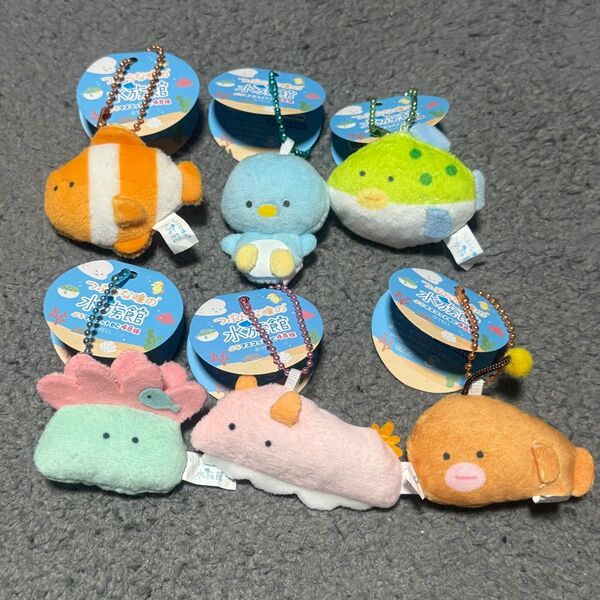 つぶらな瞳の水族館ぷちマスコットBC 6個セット