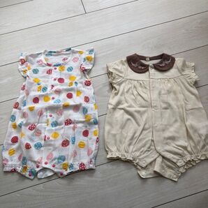 ベビー服 ロンパース 2点セット