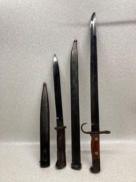 希少 レア品 三十年式 銃剣 日本軍 観賞用 軍刀 旧日本軍 模造刀 三八式 小銃 九九式 玩具 2本セット