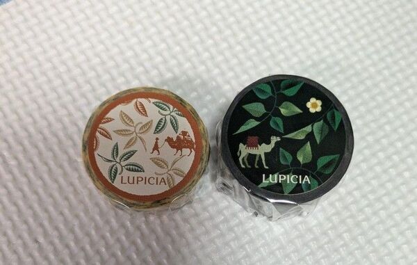 ルピシア LUPICIA オリジナルマスキングテープ 2種セットお茶の時間&リーフ