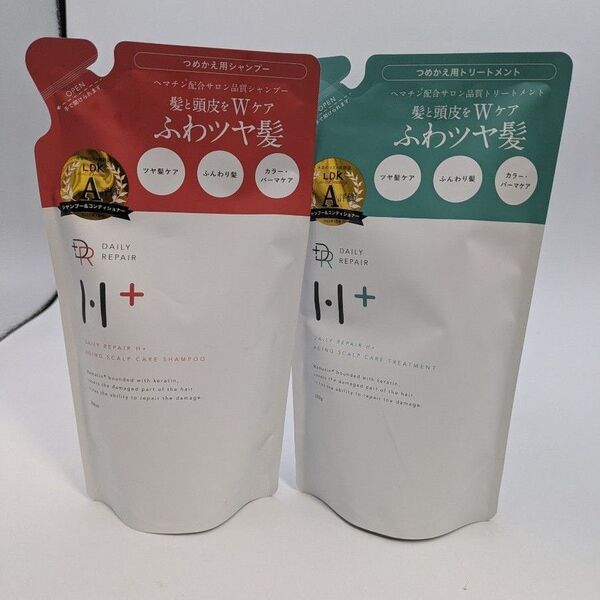 DRH+ エイジング スカルプケア 詰め替え シトラスフローラルの香りシャンプー &トリートメント 各350ml