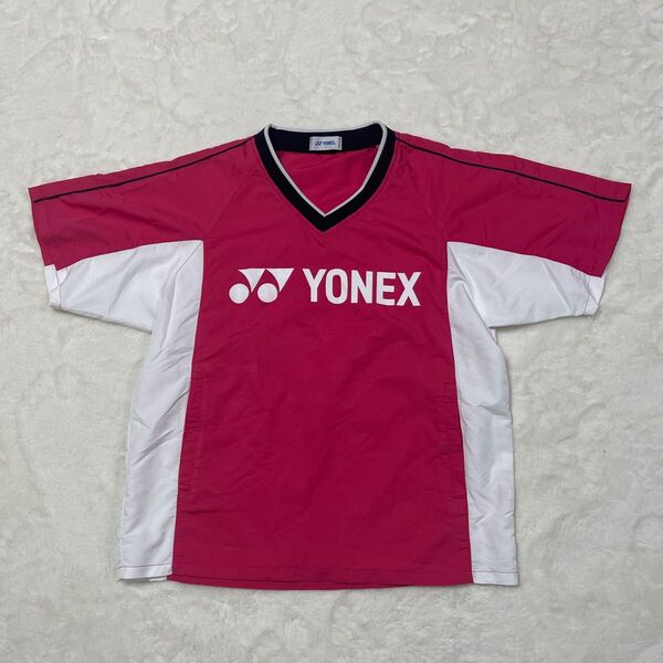 ヨネックス 半袖 Vブレーカー ピステ Vネック ウィンドブレーカー ウォームアップ S テニス YONEX