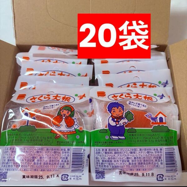 エンドー さくら大根 2枚入×20袋 まとめあり 合計40枚 PayPayポイント還元