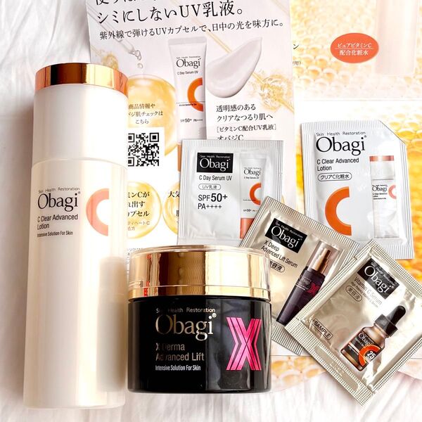 オバジX ダーマアドバンスドリフト クリーム50g オバジC クリアアドバンスドローション 化粧水150ml C25