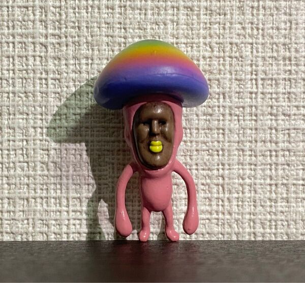 こびとづかん フィギュア キノコビト カラフル シキハデアヤシ 色が派手 色がはですぎてあやしげな ※相場より安い