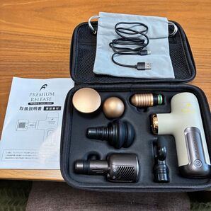 PREMIUM RELEASE WARM & COOL GUN マッサージガン