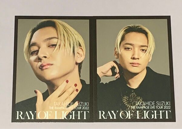 鈴木昂秀 カード RAY OF LIGHT THE RAMPAGE ランページ LDH