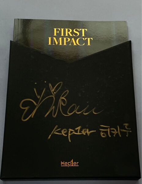 FIRST IMPACT kep1er ヒカル 直筆サイン入りCD K-POP 韓国 Mwave