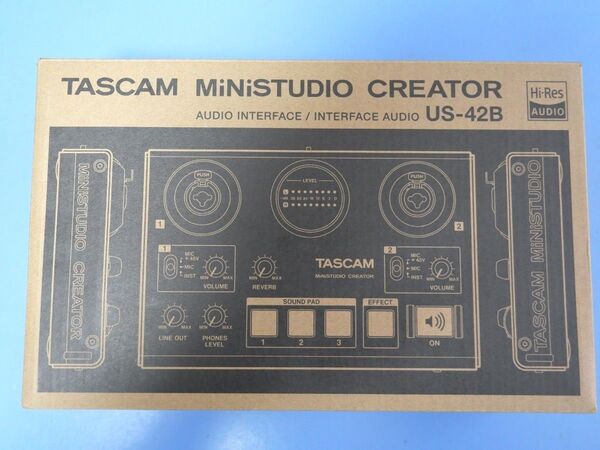 【箱入美品】TASCAM MiNiSTUDIO CREATOR US-42B 黒