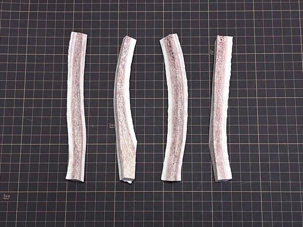 2025-032 四つ割4本(16cm)☆蝦夷鹿☆鹿角☆鹿ノ角☆鹿の角☆シカ☆エゾシカ☆犬のおもちゃ