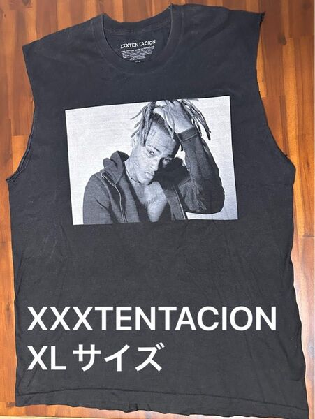 【激レア 希少】XXXTENTACION ノースリーブタンクトップ ブラック XL