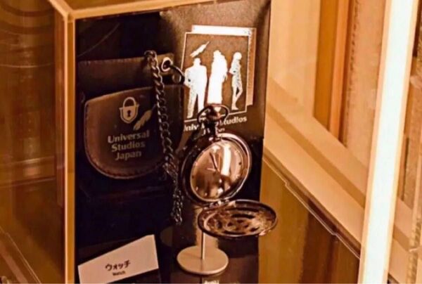 【ユニバグッズ】名探偵コナン 黒の組織ウォッチ 未使用品 USJ 懐中時計