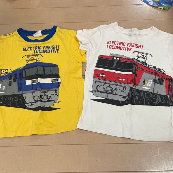 貨物列車桃太郎Tシャツ train garage トレインガレージ 電気貨物機関車