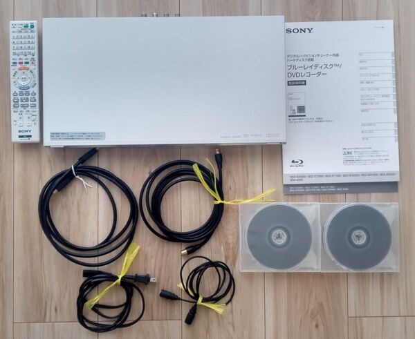 中古 ブルーレイディスクレコーダー DVDレコーダー 本体 リモコン SONY ソニー BDZ-E500 (W) BD-RE