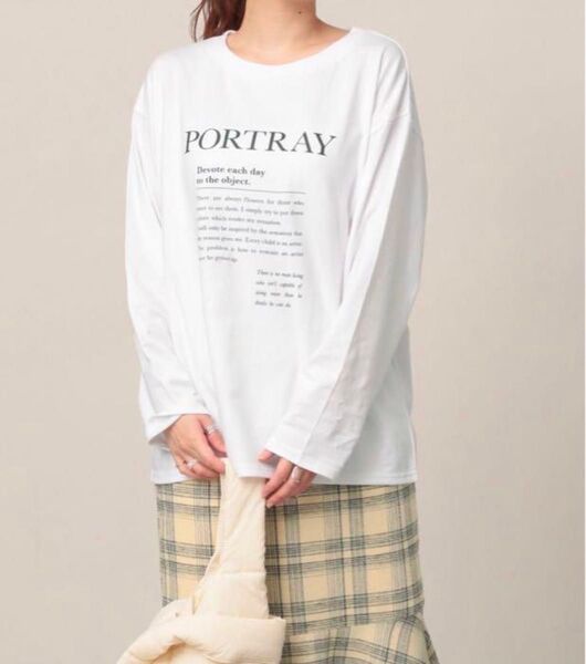 新品 新品未開封 タグ付き カットソー ロンT ホワイト 長袖 Tシャツ 長袖Tシャツ ロングTシャツ ロンティー ヘザー