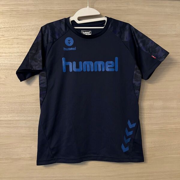 hummel プラクティスシャツ ネイビー 150