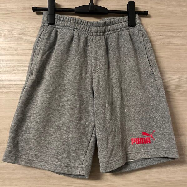 PUMA ハーフパンツ グレー ジュニア 150cm