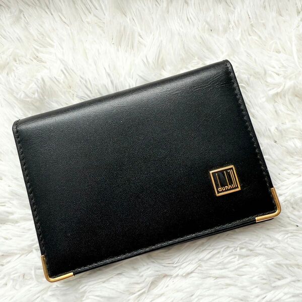 【新品未使用】dunhill ダンヒル レザー カードケース 名刺入れ ブラック