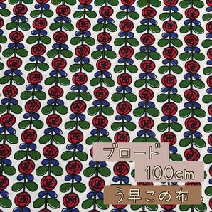 生地 国産生地 ブロード 110×100cm 『在庫処分』1枚限り 北欧
