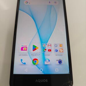 AQUOS SH-V37U ブルー 本体 動作確認済み ★送料込