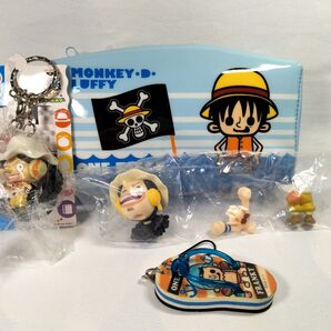 ONE PIECE ルフィ ポーチ/ウソップ フィギュア キーホルダー/ウソップ フィギュア/サンダル ストラップ(7-809)