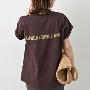 SLOBE IENA 1ST ETOILE Tシャツ ブラウン 新品タグ付 2025SS スローブイエナ イエナ