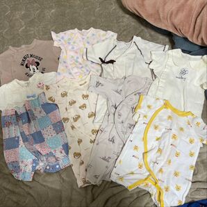 ベビー服 半袖 カバーオールまとめ売り 8点セット