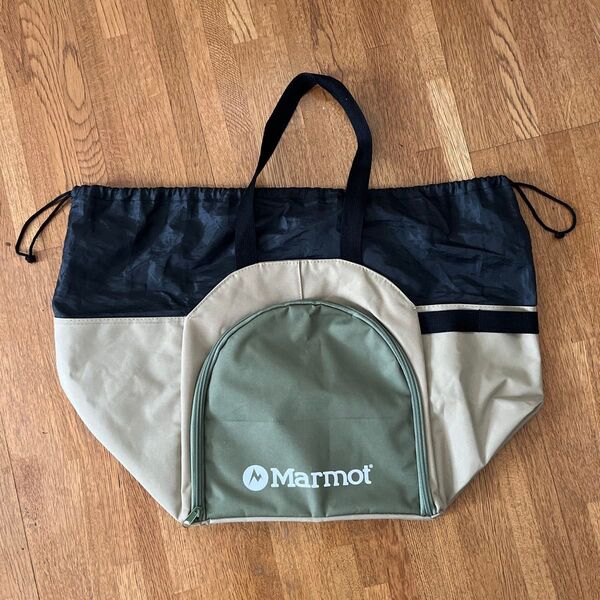◇◆Marmot カーキ×ベージュMonoMax モノマックス marmot テント型バッグ◆◇