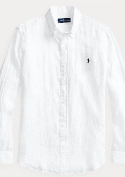 Ralph Lauren ラルフローレン クラシック リネン シャツ L