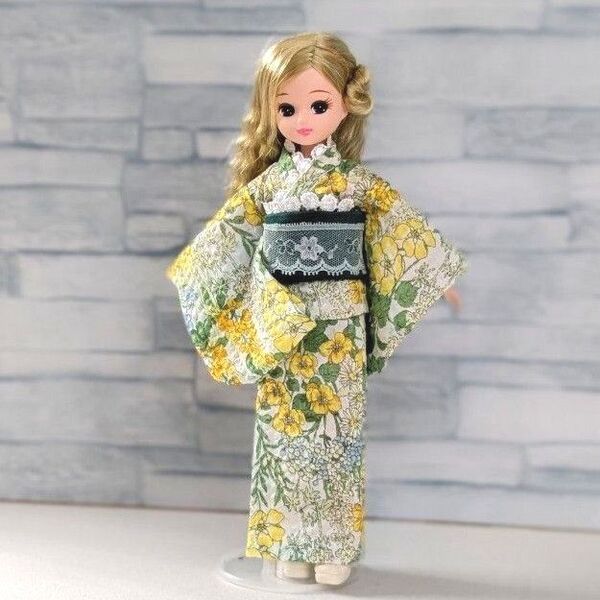 リカちゃん ハンドメイド 浴衣 着物 洋服 服 手作り 着せ替え 和服