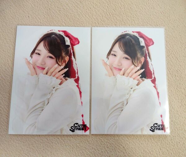 CUTIE STREETきゅーすと 生写真 古澤里紗 バレンタイン衣装 2枚セット