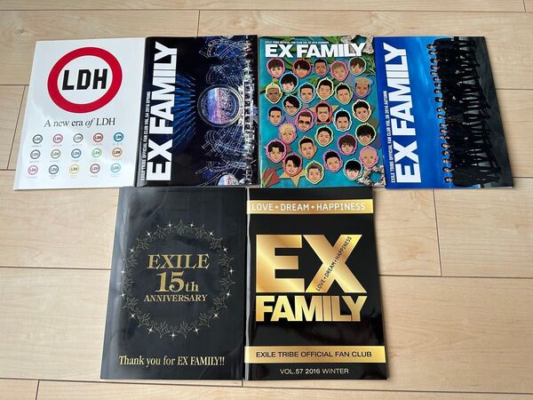LDH EX FAMILY FAN CLUB会報 Vol.54〜57、EXILE 15th ANNIVERSARY