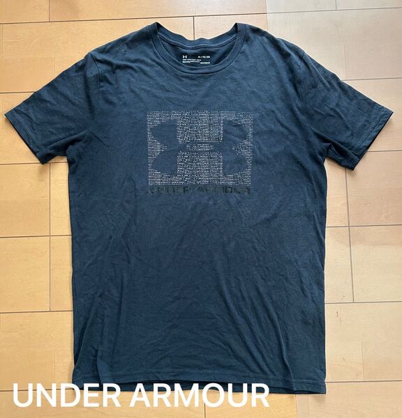 UNDER ARMOUR Tシャツ ブラック ロゴ