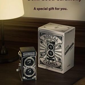 【新品当日発送】CHUZHAO Digital TLR レトロ二眼デジタルカメラ 生涯保証 16GBカード付き