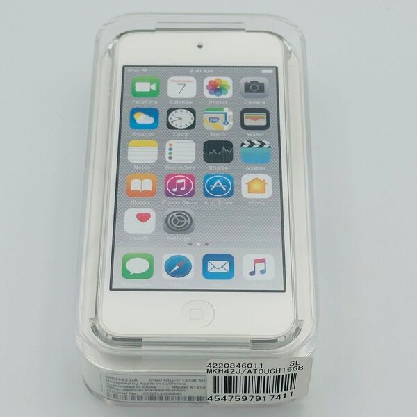 未使用 Apple iPod touch【MKH42J/A】第6世代 16GB シルバー アップル