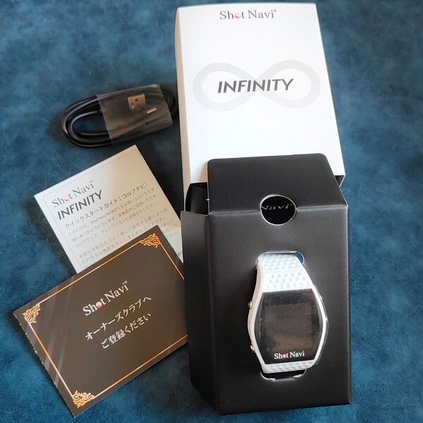 【新品未使用】Shot Navi INFINITY GPSナビウオッチ ホワイト
