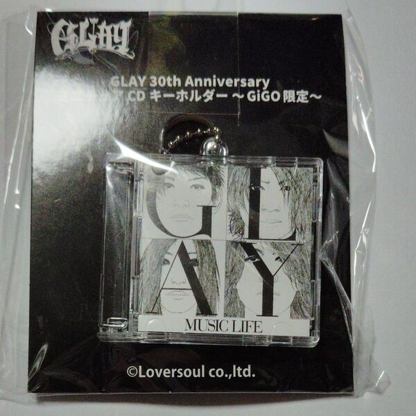 GLAY 30th anniversary ミニチュアCD キーホルダー GIGO限定 musicLIFE
