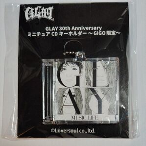 GLAY 30th anniversary ミニチュアCD キーホルダー GIGO限定 musicLIFE