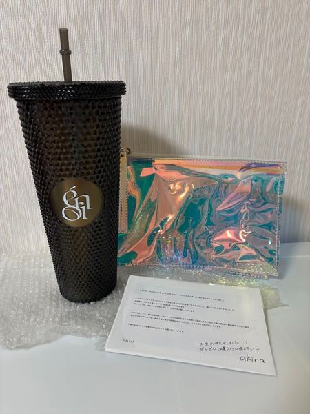 enoi タンブラー ブラック オーロラバッグ&ポストカード付き