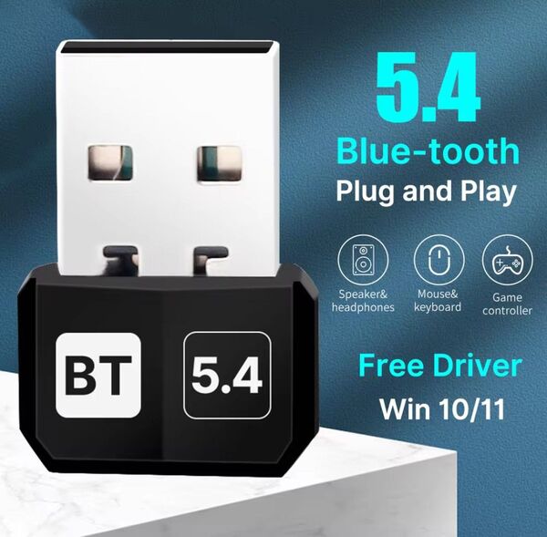 Bluetooth5.4 オーディオレシーバー ドングル アダプター ブルートゥース
