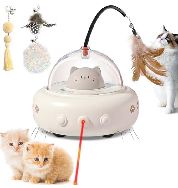 猫 ペット おもちゃ 電動 猫じゃらし 運動不足 肥満対策