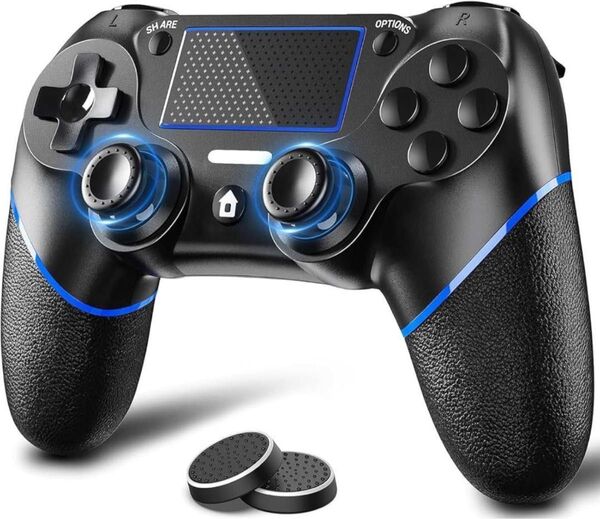 PS4 コントローラー 無線 Bluetooth接続 振動 連射機能